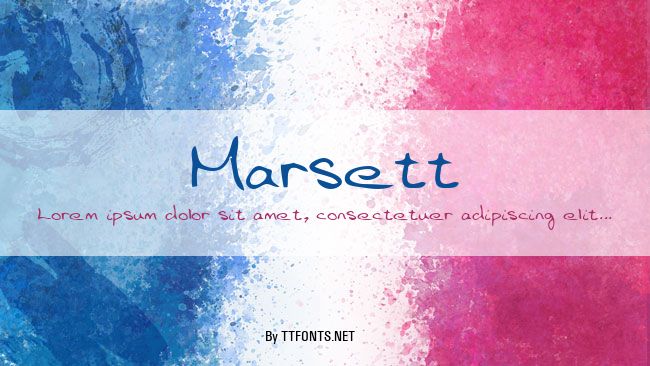 Marsett example