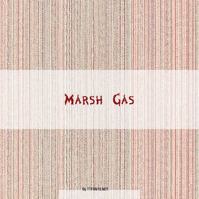 Marsh Gas example