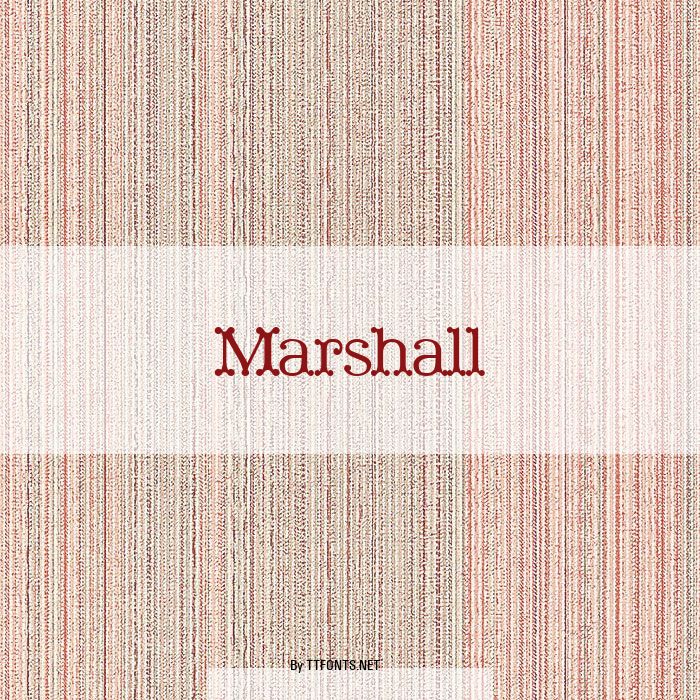 Marshall example
