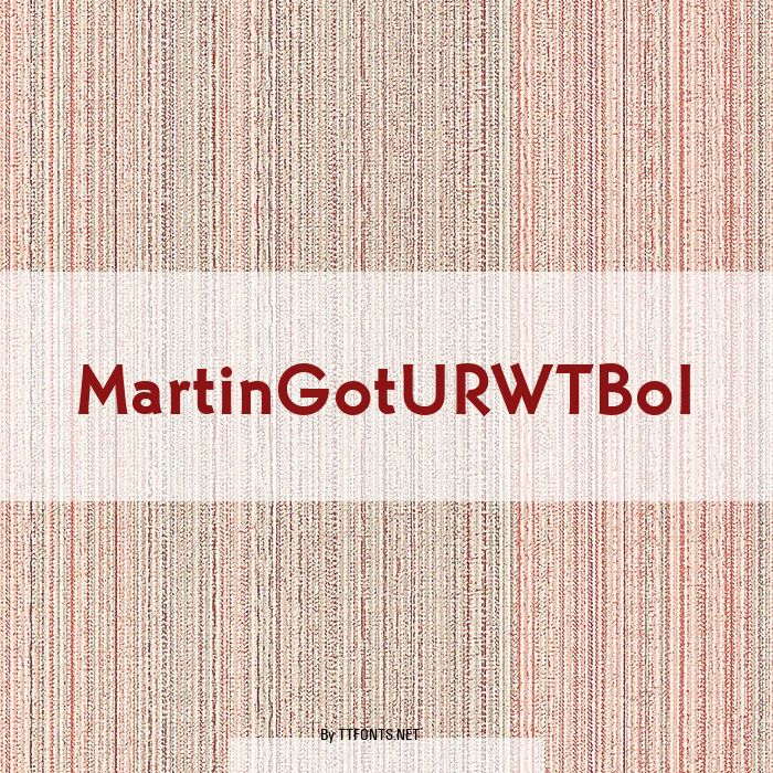MartinGotURWTBol example