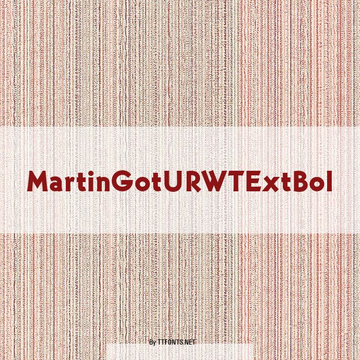 MartinGotURWTExtBol example