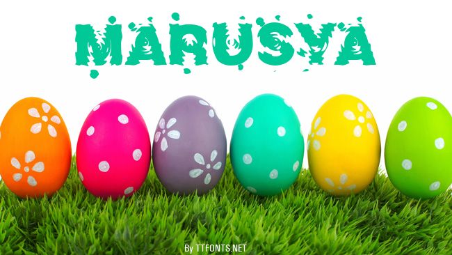 Marusya example
