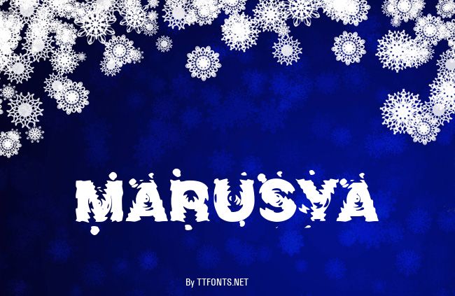 Marusya example