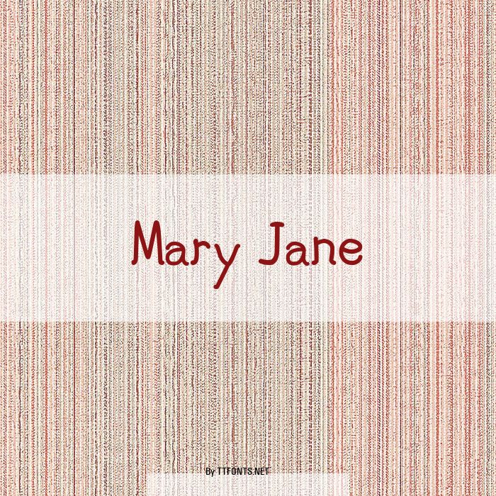 Mary Jane example