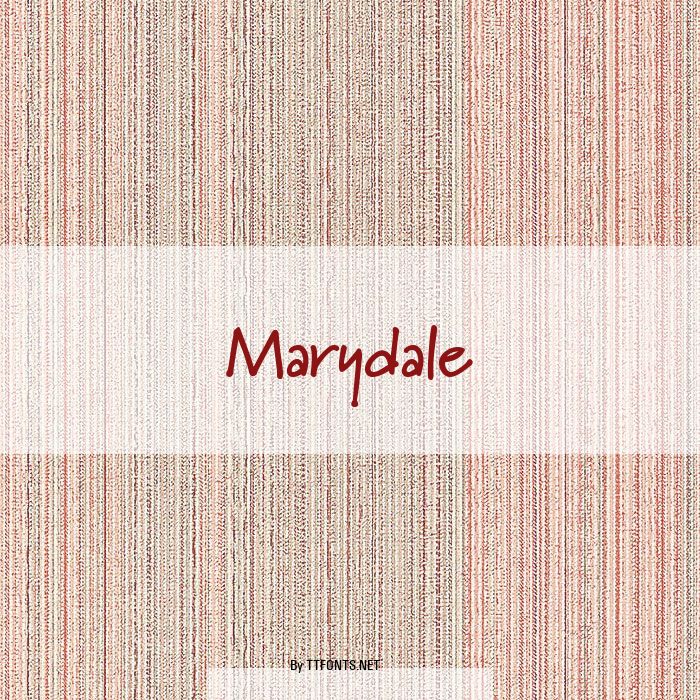 Marydale example