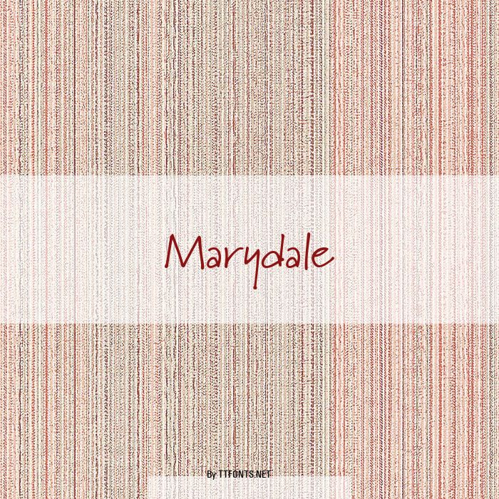 Marydale example