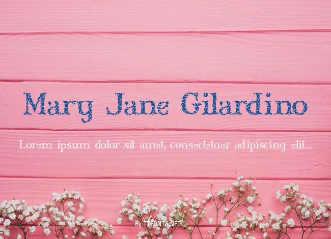 Mary Jane Gilardino example