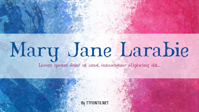 Mary Jane Larabie example