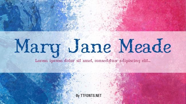 Mary Jane Meade example