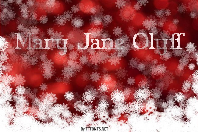 Mary Jane Olyff example