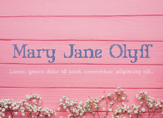 Mary Jane Olyff example