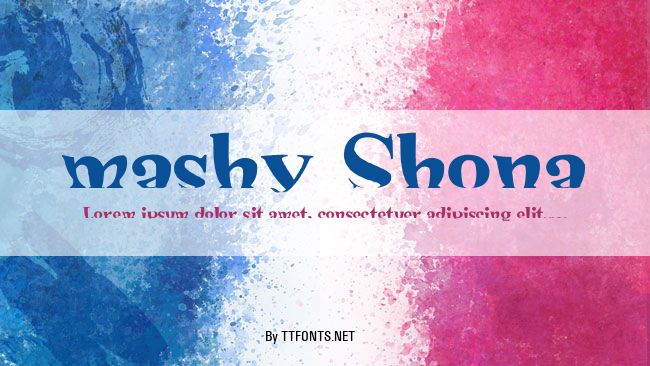 mashy Shona example