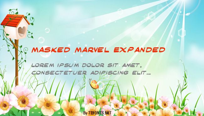 Masked Marvel Expanded example