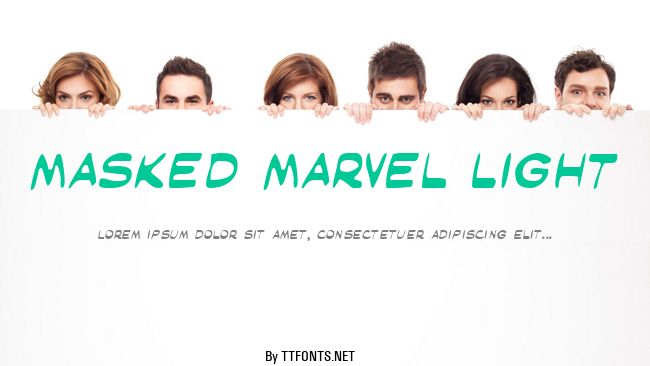 Masked Marvel Light example