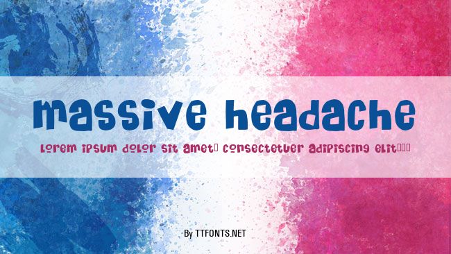 Massive Headache example