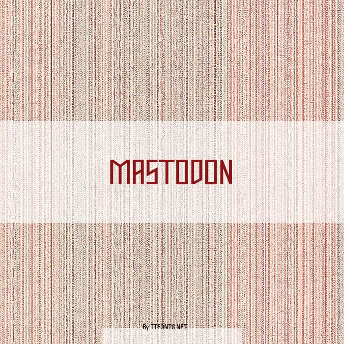 Mastodon example