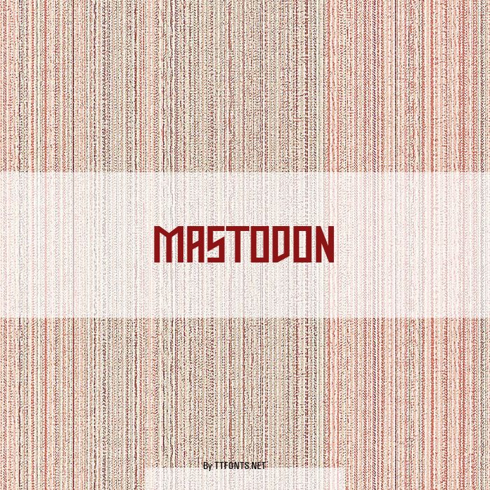 Mastodon example