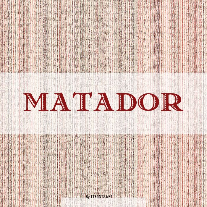 Matador example