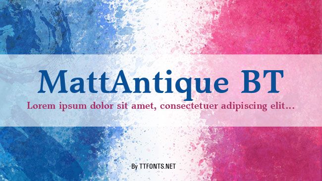 MattAntique BT example