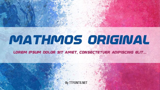 Mathmos Original example