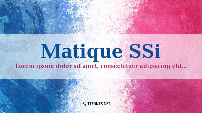 Matique SSi example