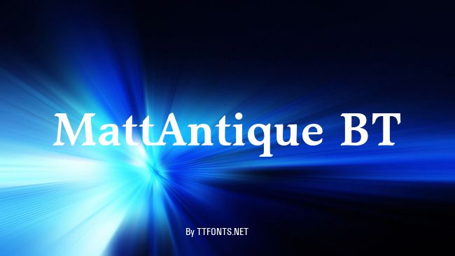 MattAntique BT example