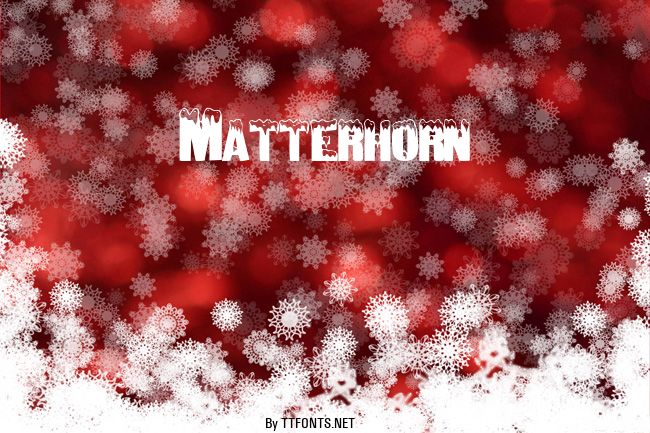 Matterhorn example