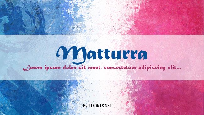 Matturra example