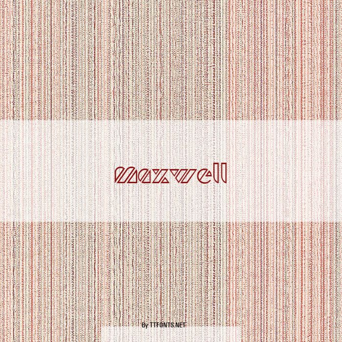 Maxwell example