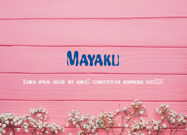 Mayaku example