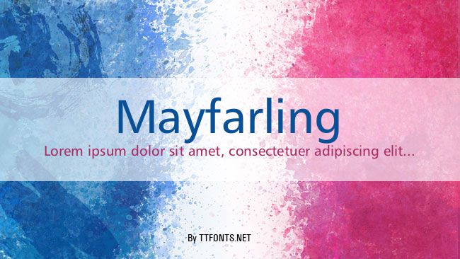 Mayfarling example