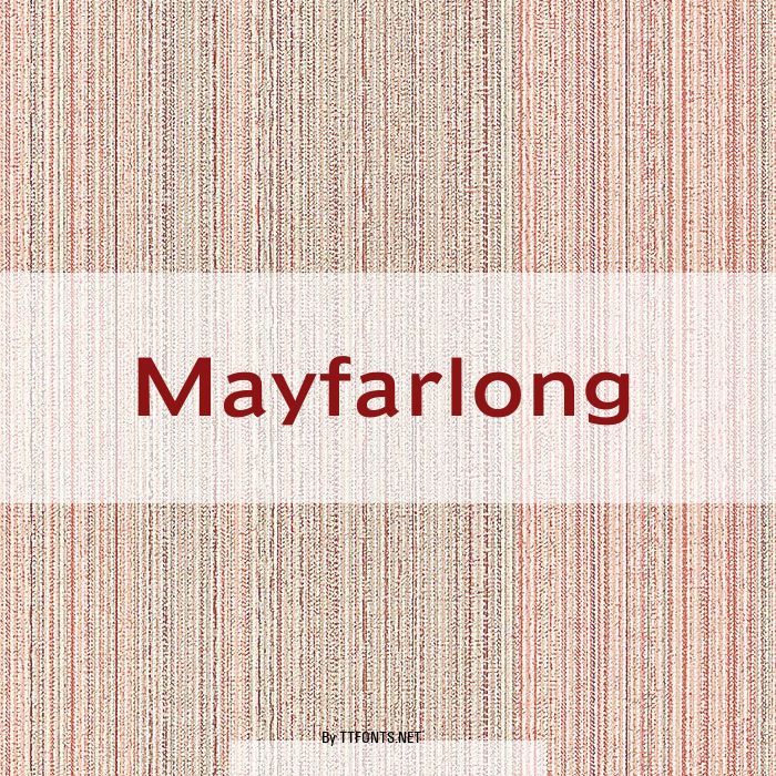 Mayfarlong example