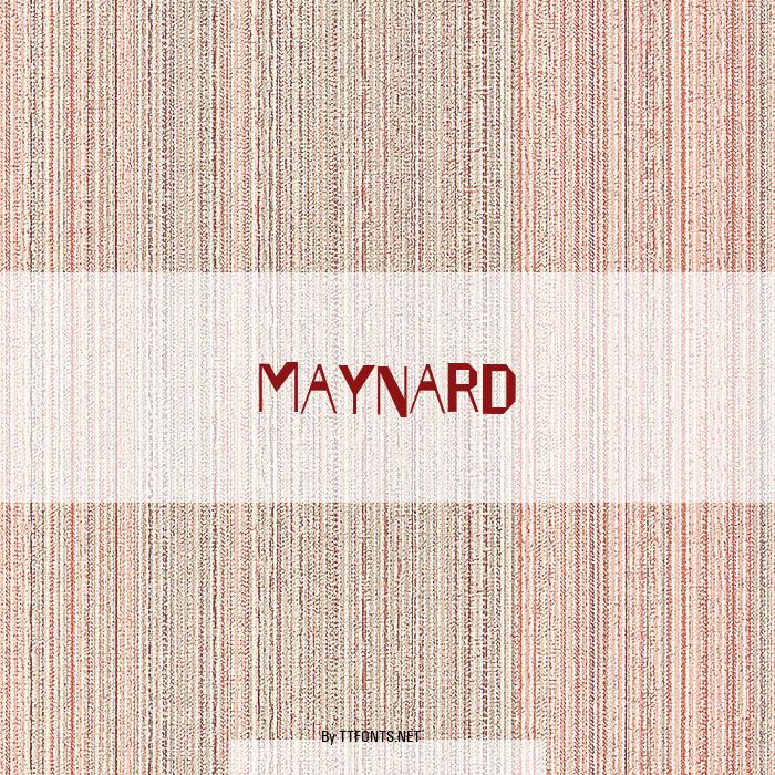 Maynard example