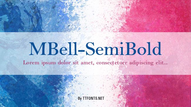 MBell-SemiBold example