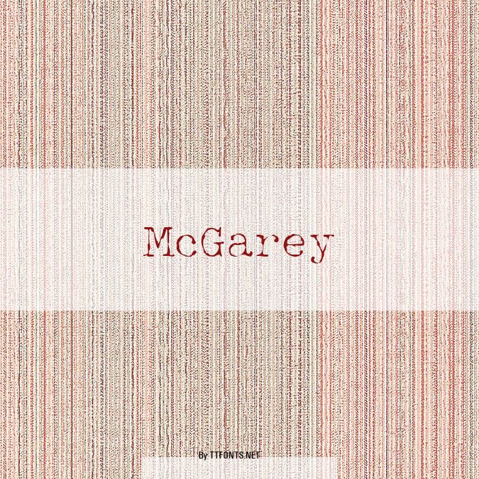 McGarey example