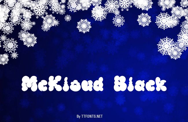 McKloud Black example