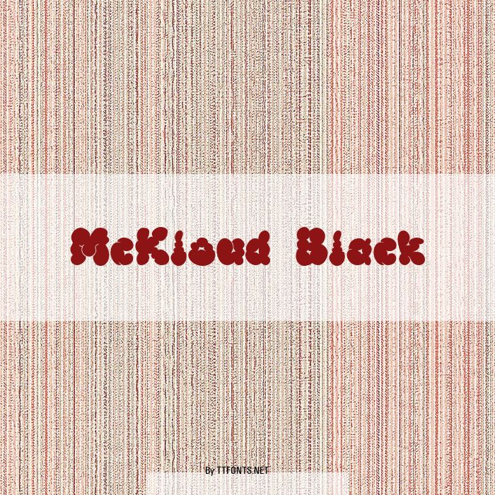 McKloud Black example