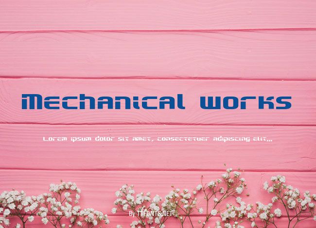 Mechanical works example