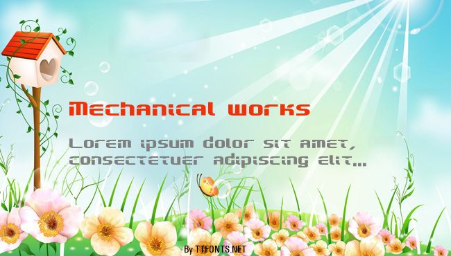 Mechanical works example