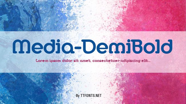 Media-DemiBold example