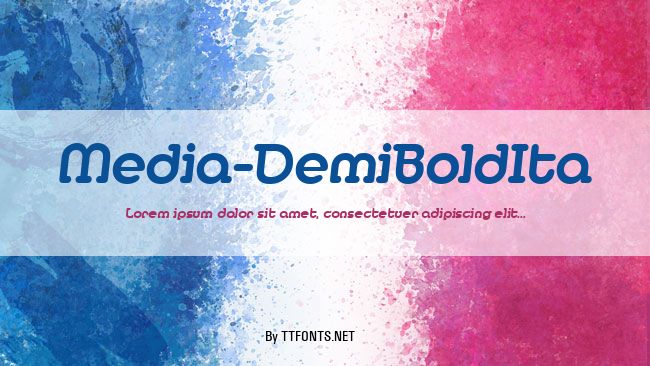 Media-DemiBoldIta example