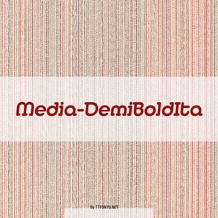 Media-DemiBoldIta example