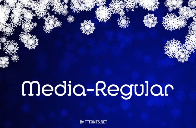 Media-Regular example