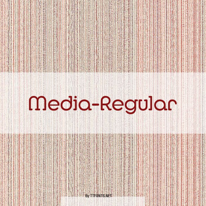 Media-Regular example