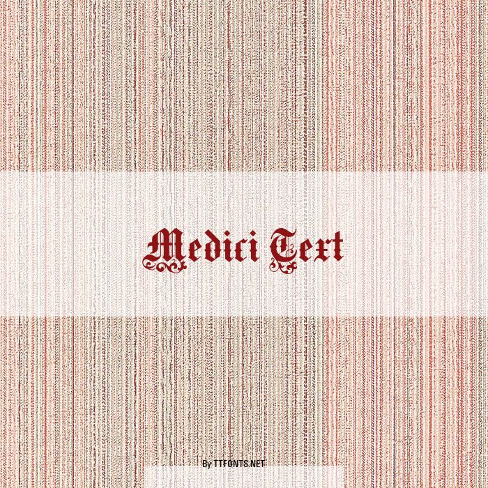 Medici Text example