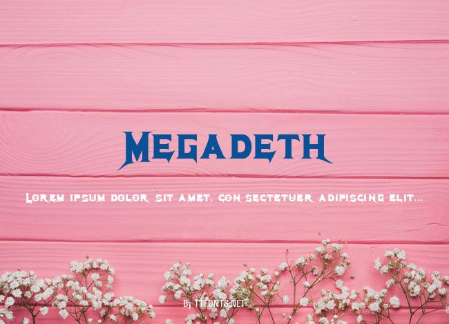 Megadeth example