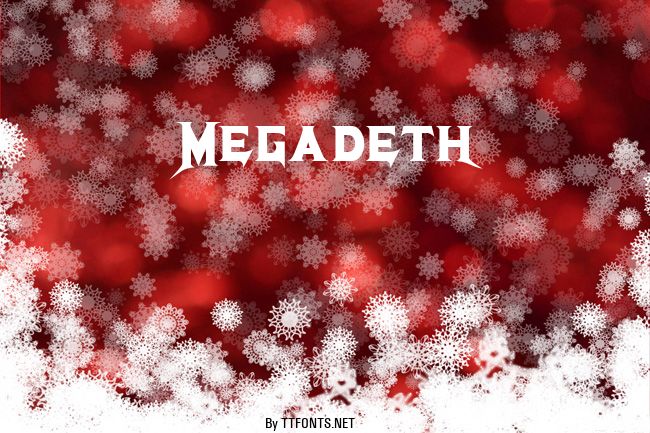 Megadeth example