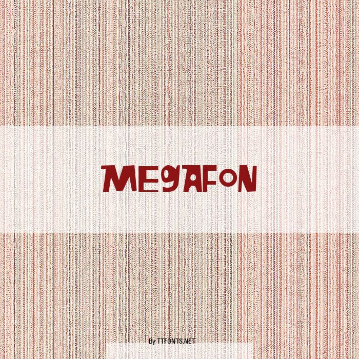 Megafon example