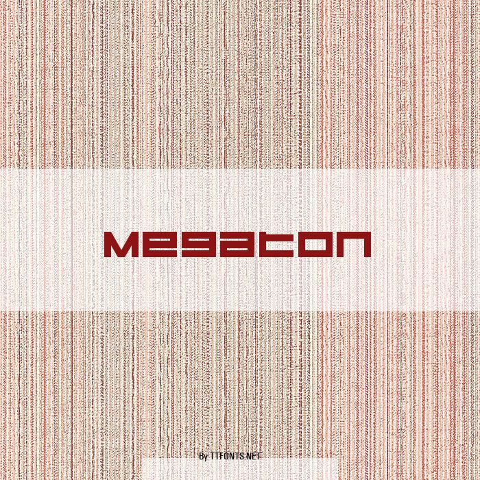 Megaton example