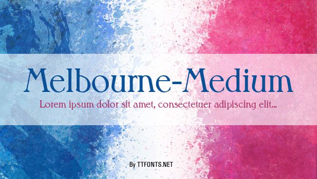 Melbourne-Medium example